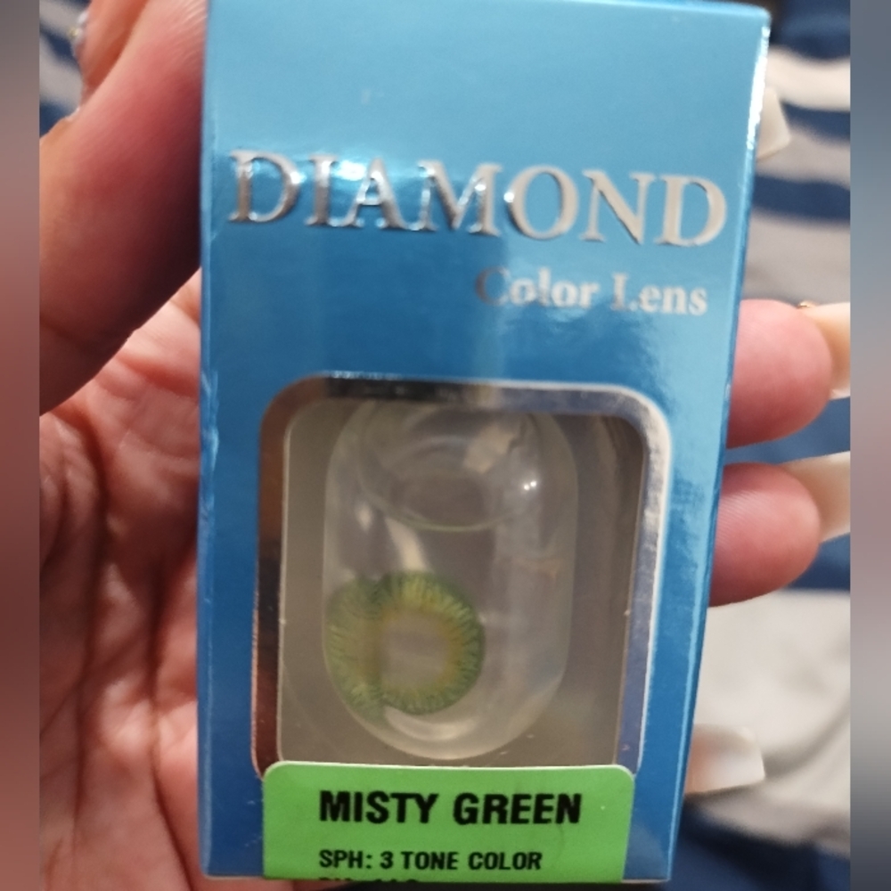 Misty Green Diamond Color Lens